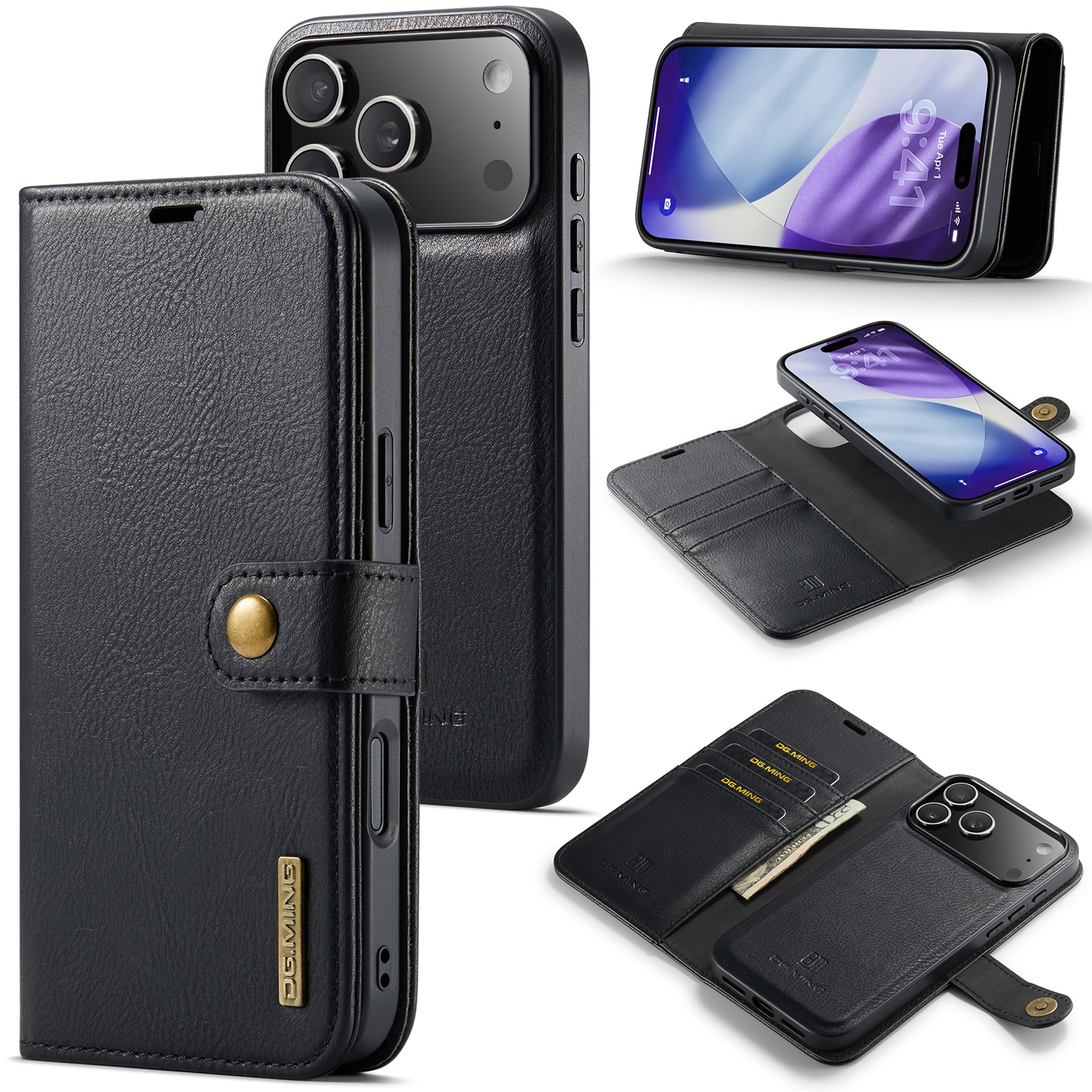Cartera Magnet Wallet iPhone 17 Pro Black