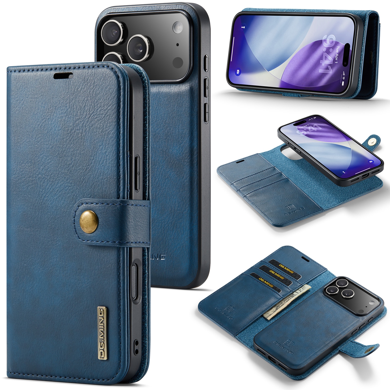 Cartera Magnet Wallet iPhone 17 Pro Blue