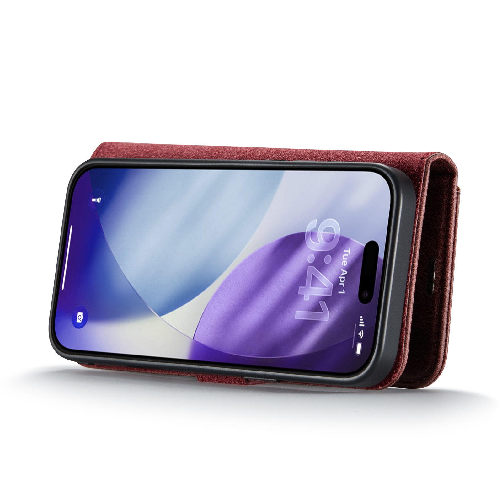 Cartera Magnet Wallet iPhone 17 Pro Max Red