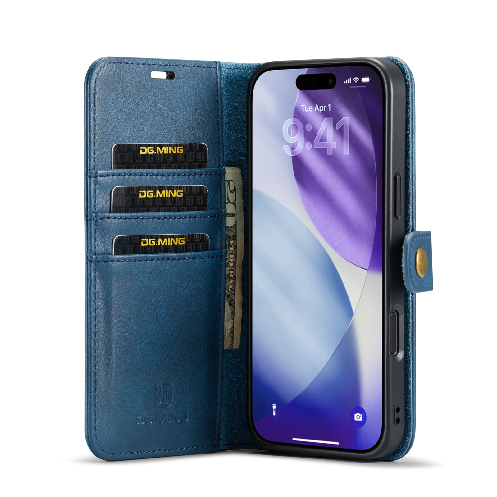 Cartera Magnet Wallet iPhone 17 Pro Max Blue