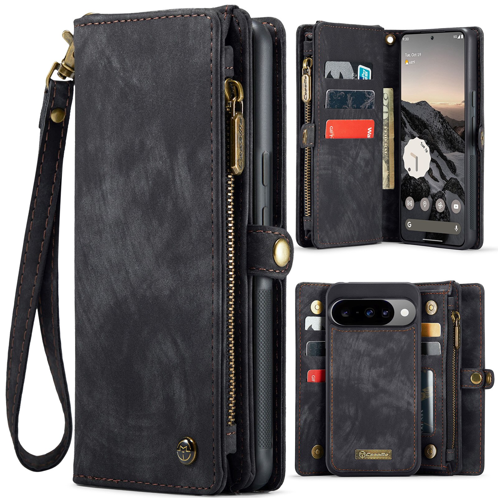 Cartera Multi-Slot Google Pixel 10 Pro Gris
