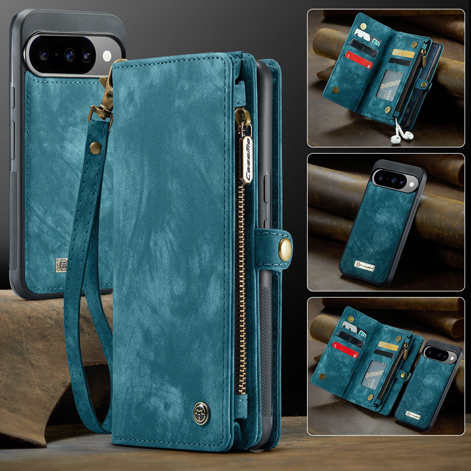 Cartera Multi-Slot Google Pixel 10 Azul