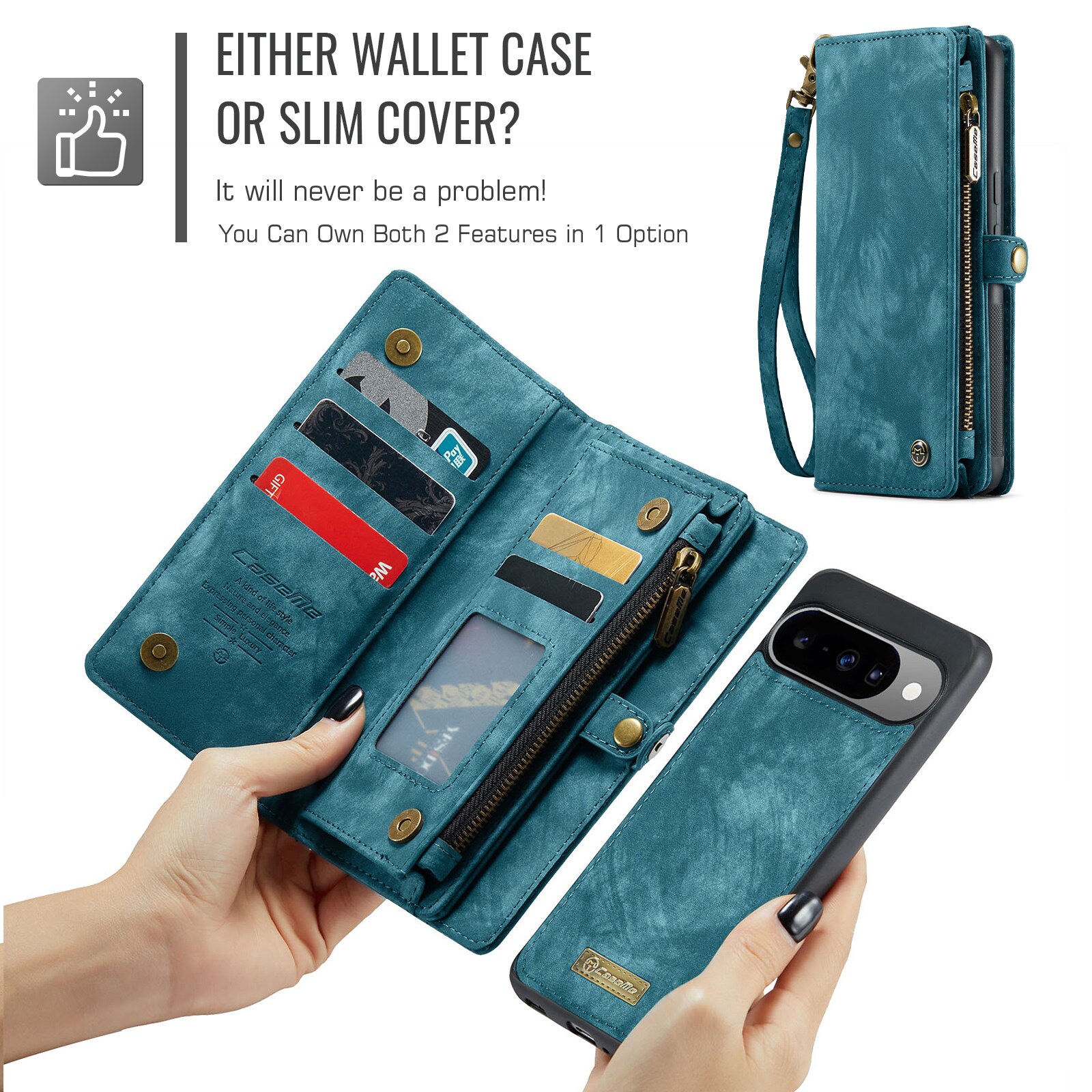 Cartera Multi-Slot Google Pixel 10 Pro Azul