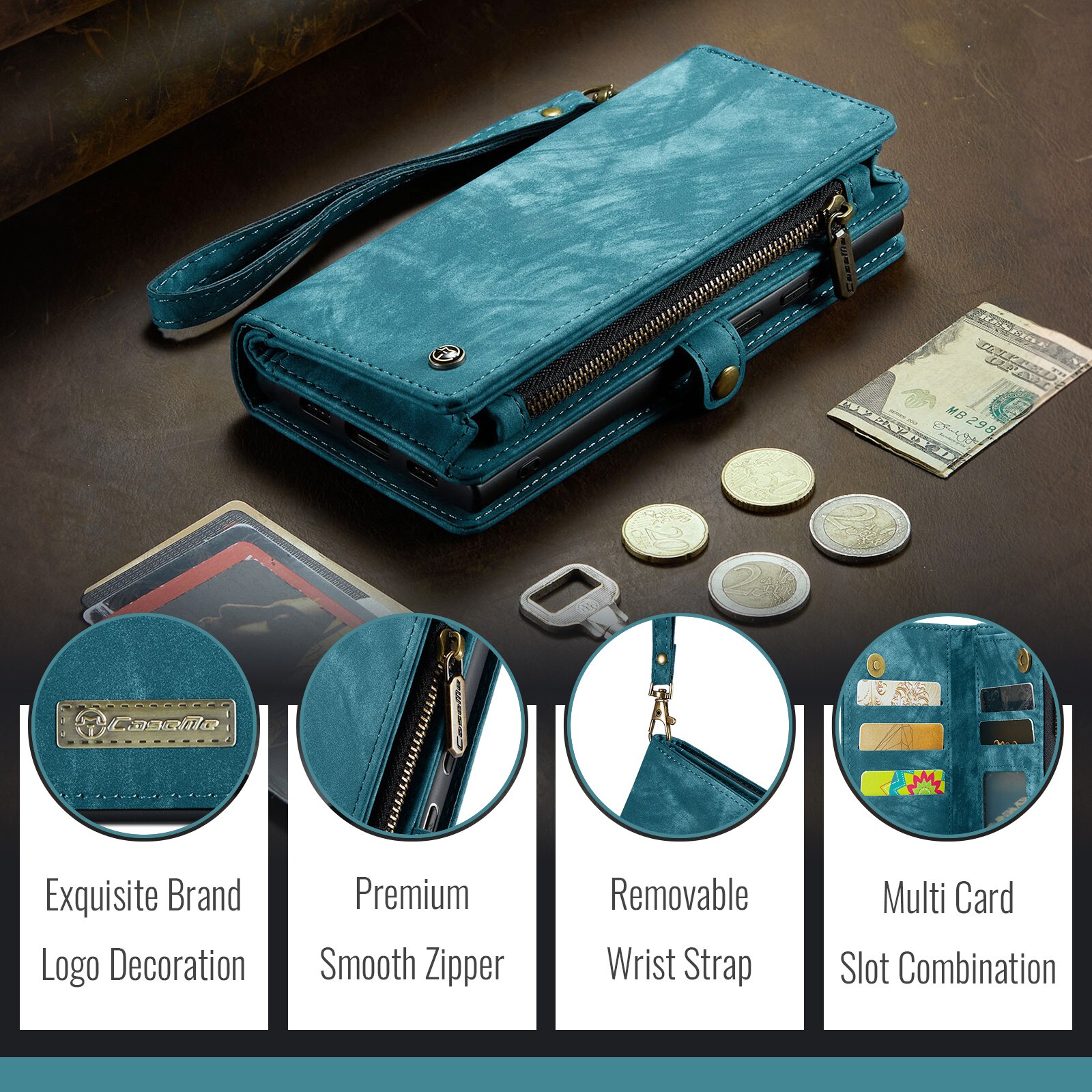 Cartera Multi-Slot Google Pixel 10 Azul