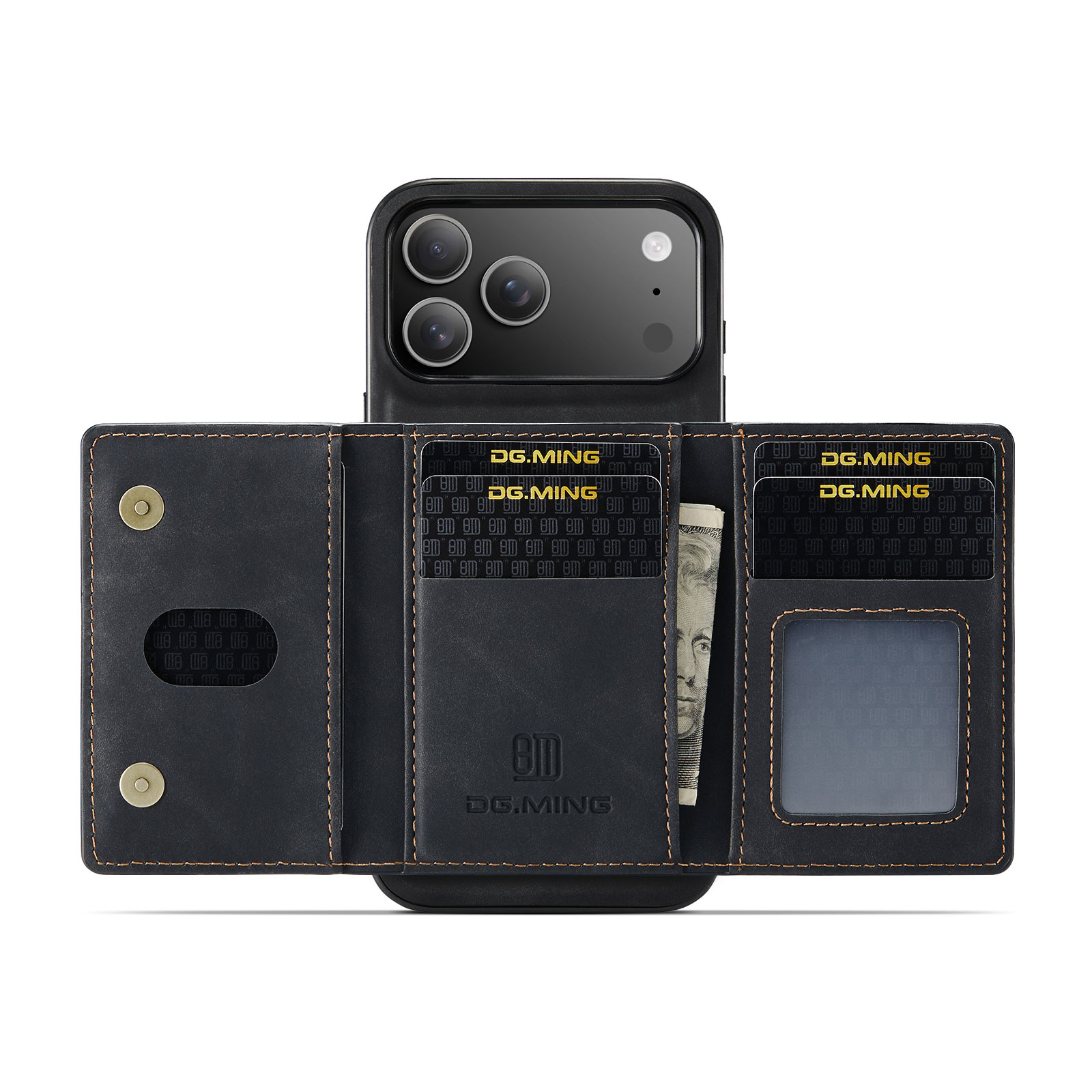 Funda Magnetic Card Slot iPhone 17 Pro Max Negro