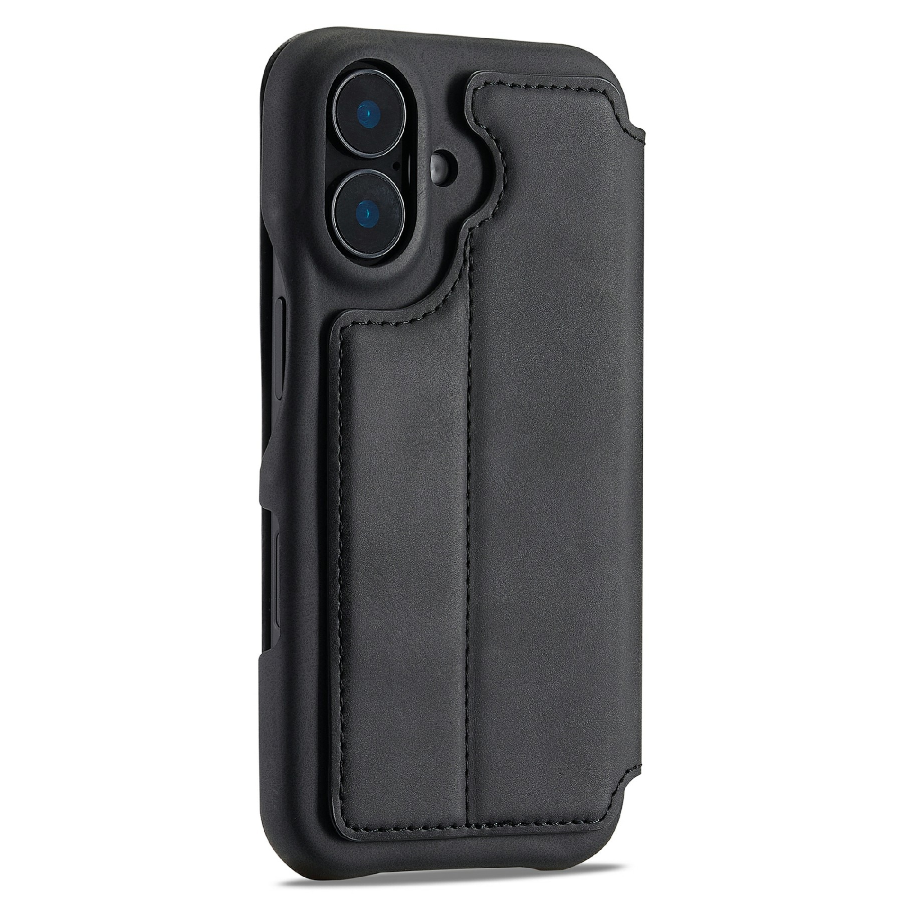 Funda delgada con solapa iPhone 17 negro