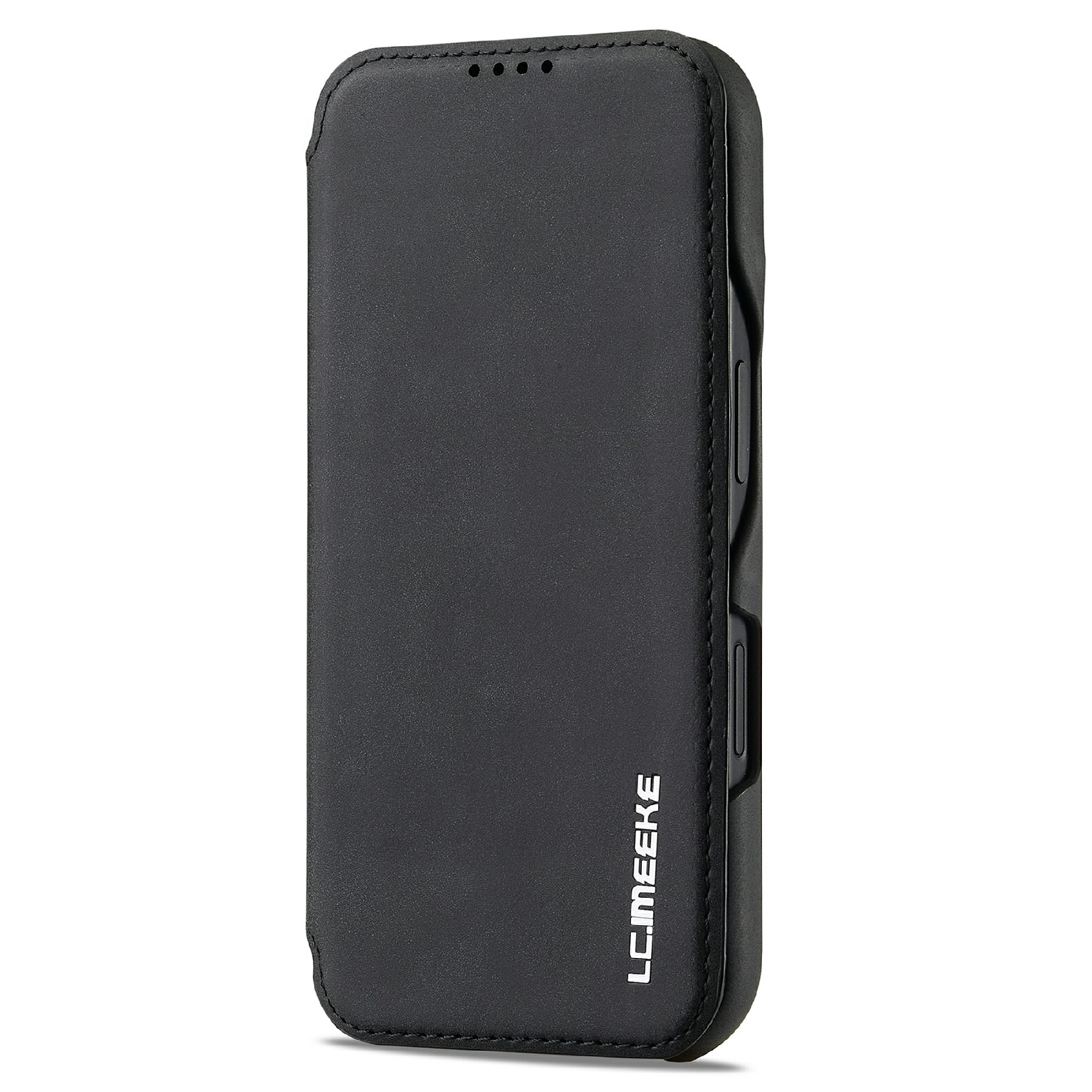 Funda delgada con solapa iPhone 17 negro