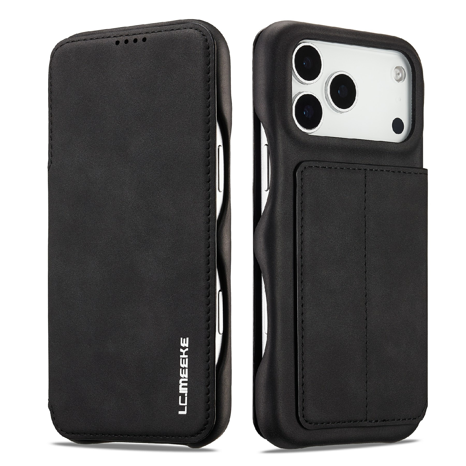 Funda delgada con solapa iPhone 17 Pro Max Negro