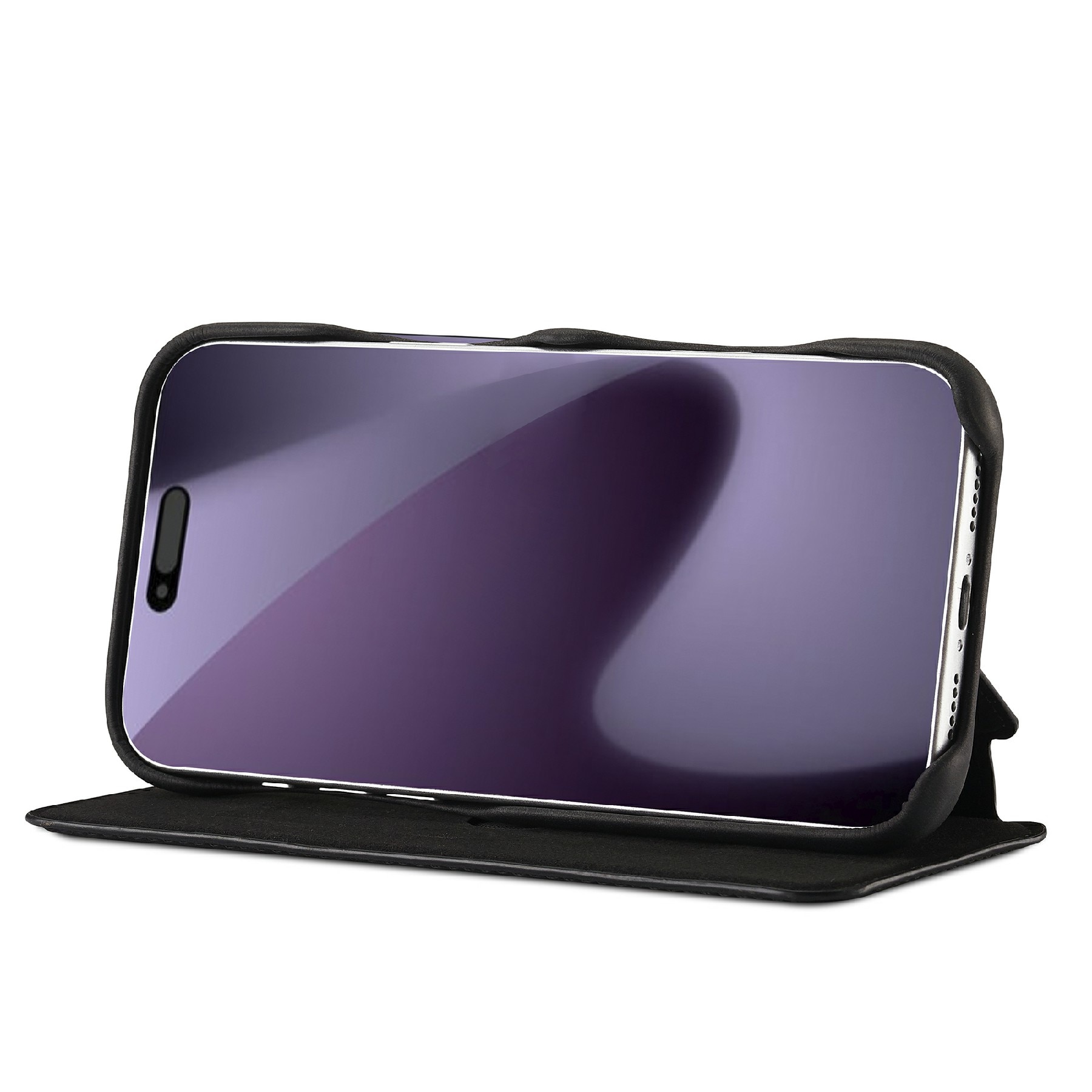 Funda delgada con solapa iPhone 17 Pro Max Negro