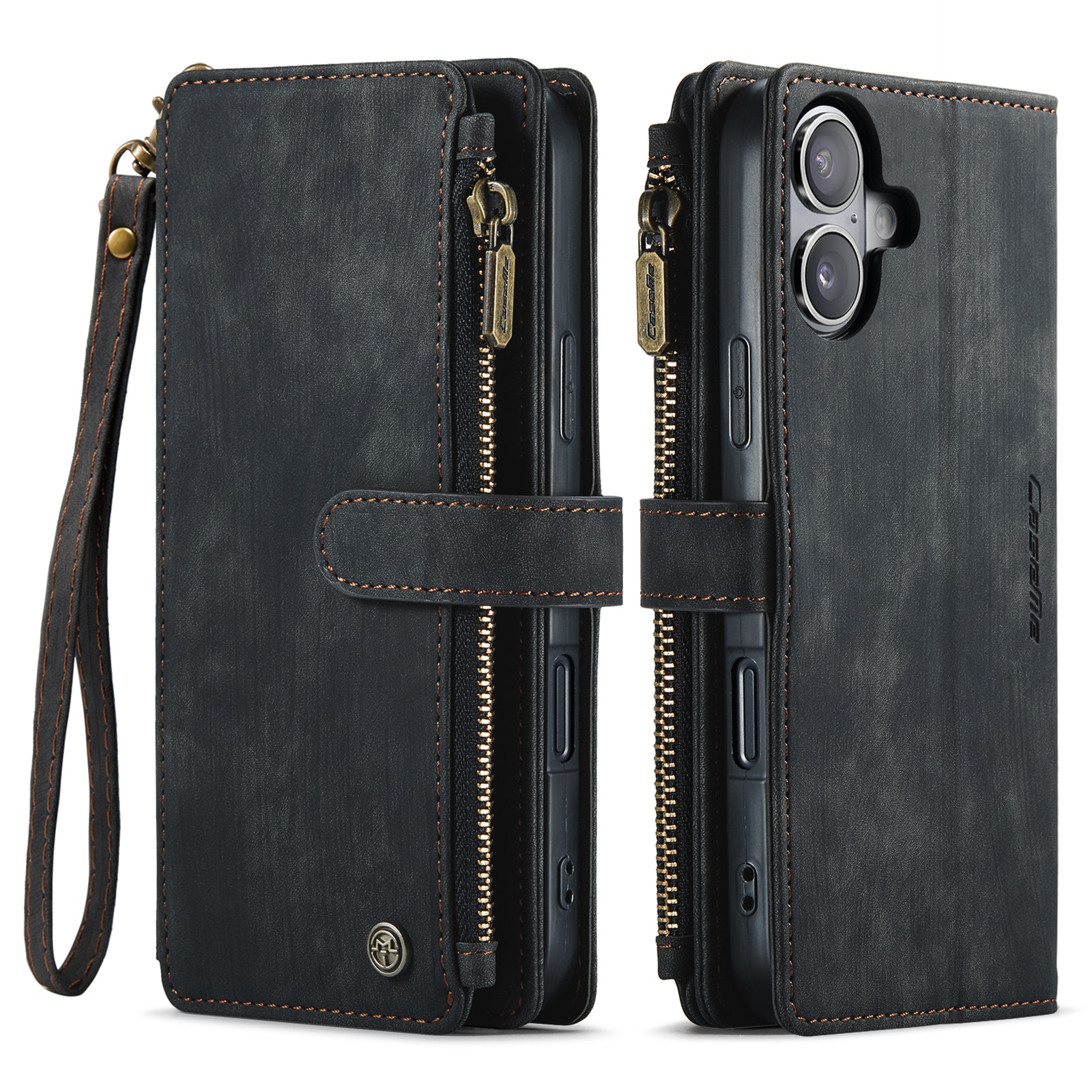 Cartera Zipper iPhone 17 Negro