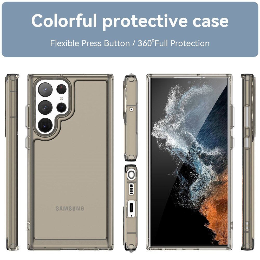 Funda Híbrida Crystal Hybrid Samsung Galaxy S23 Ultra gris