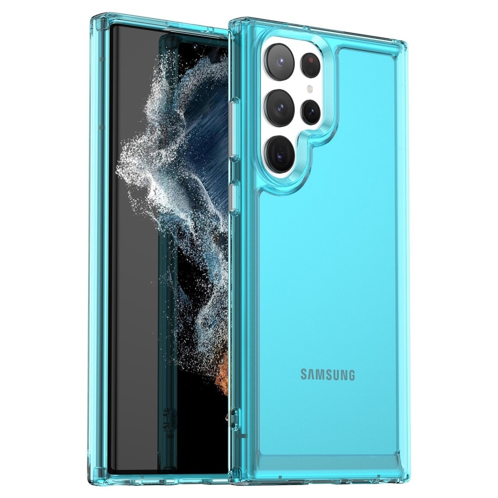Funda Híbrida Crystal Hybrid Samsung Galaxy S23 Ultra azul