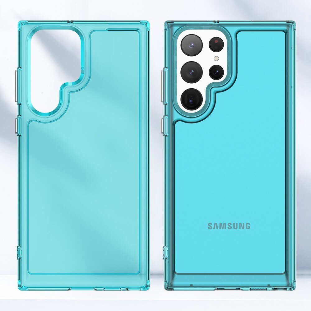 Funda híbrida para Samsung Galaxy S23 Ultra transparente