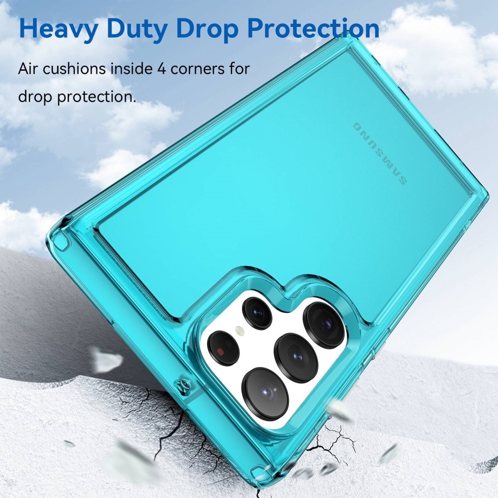Funda híbrida para Samsung Galaxy S23 Ultra transparente