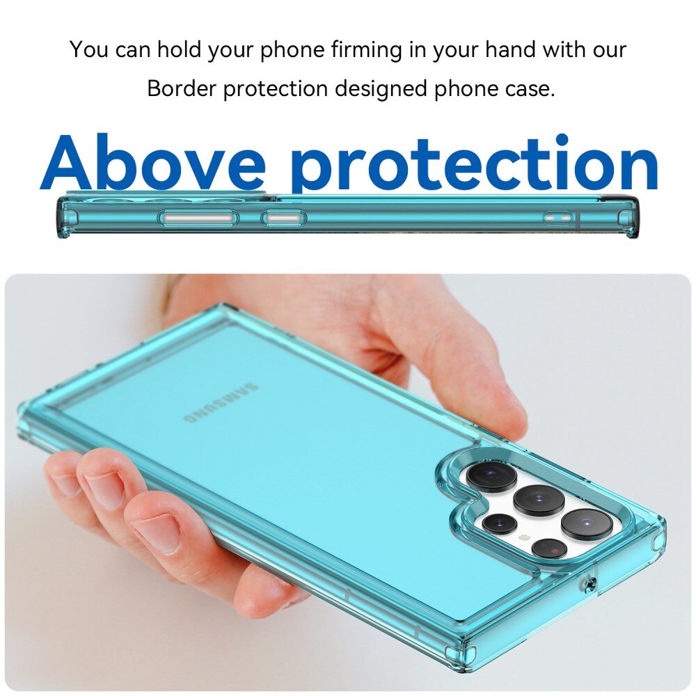 Funda híbrida para Samsung Galaxy S23 Ultra transparente