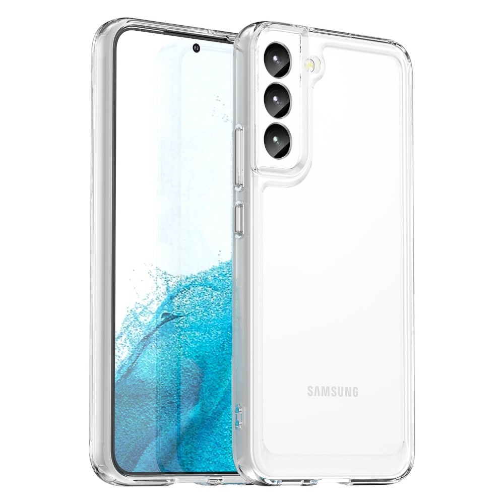 Funda híbrida Crystal Hybrid para Samsung Galaxy S23 Plus, transparente