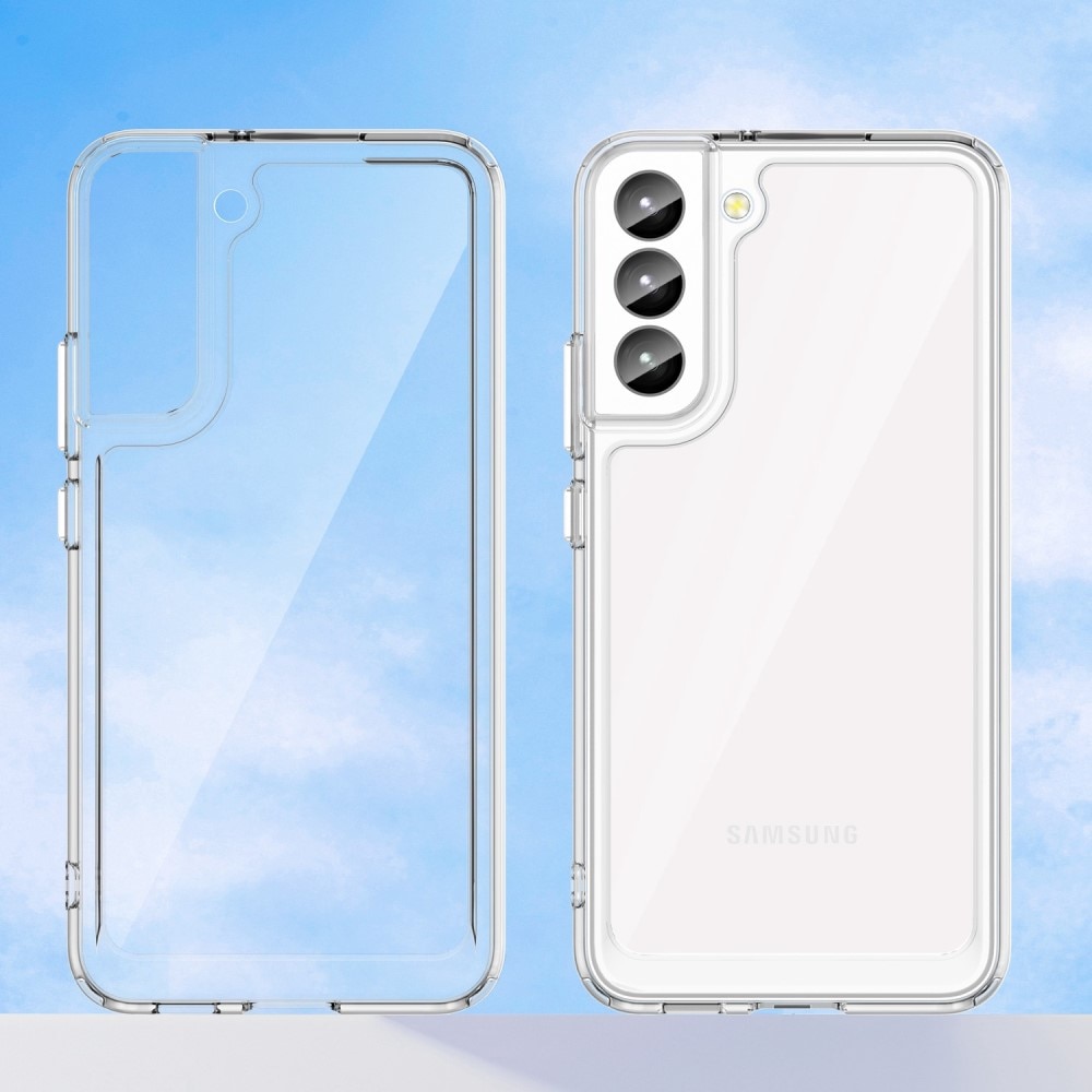 Funda híbrida para Samsung Galaxy S23 Plus transparente