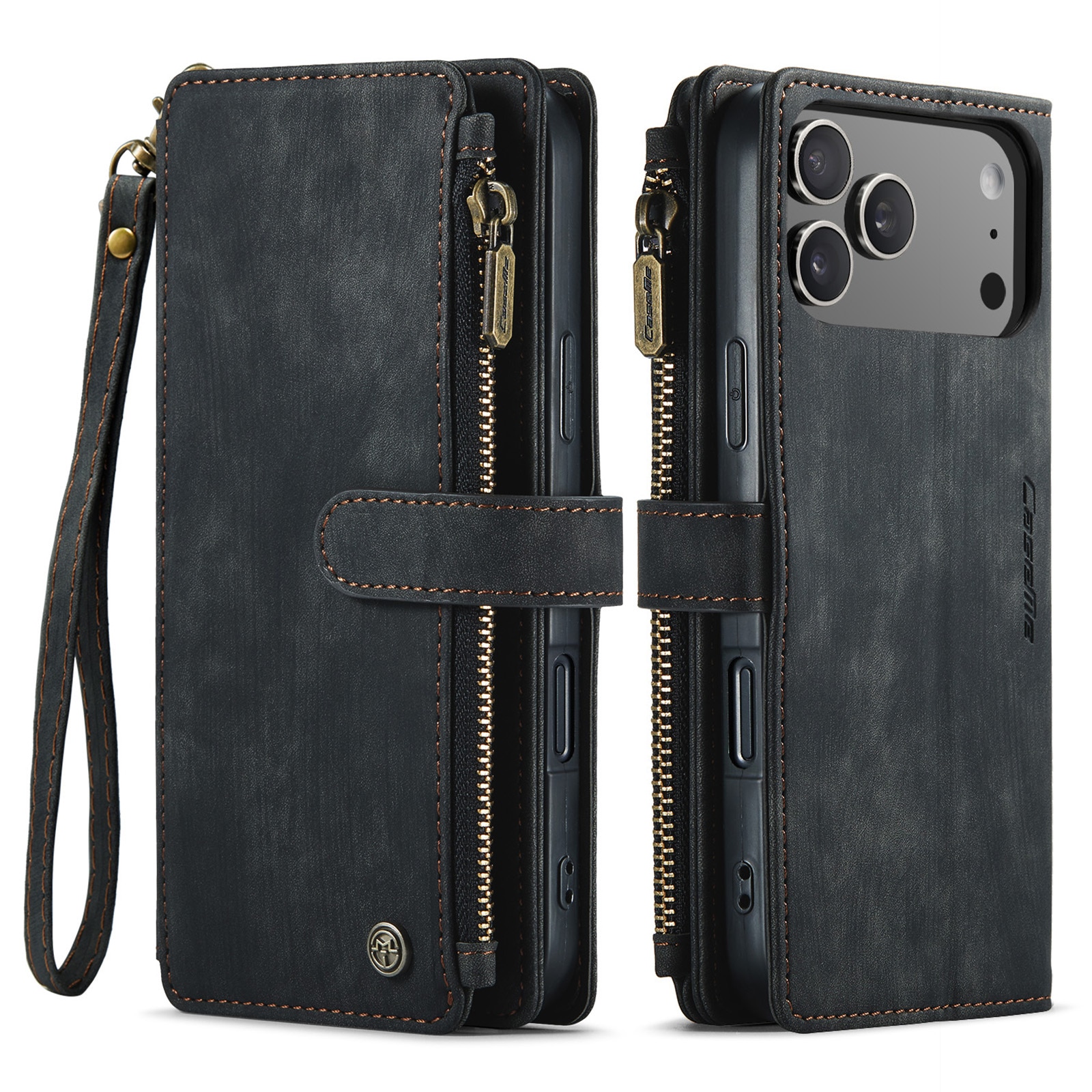 Cartera Zipper iPhone 17 Pro Max Negro