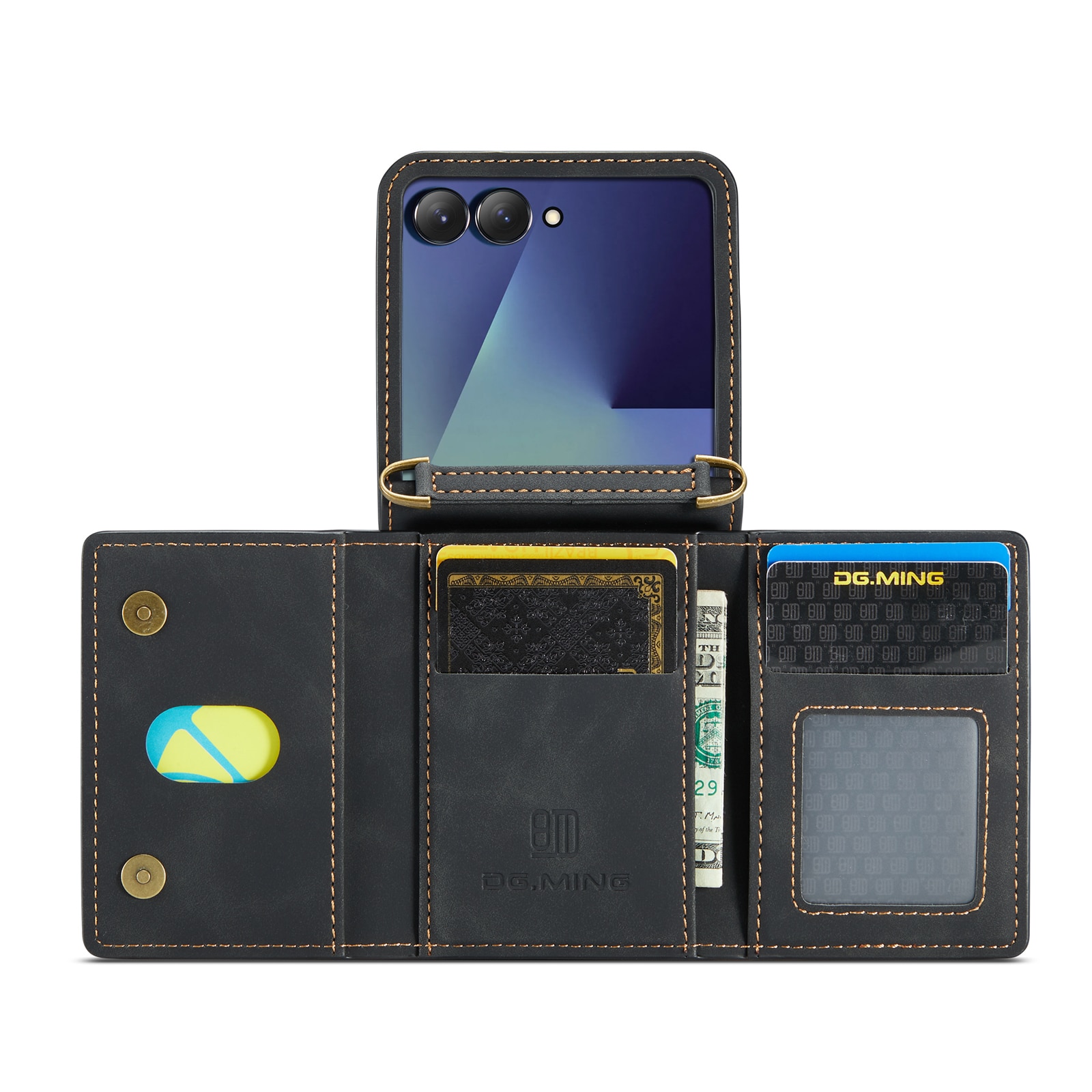 Funda Card Slot Samsung Galaxy Z Flip 7 Negro