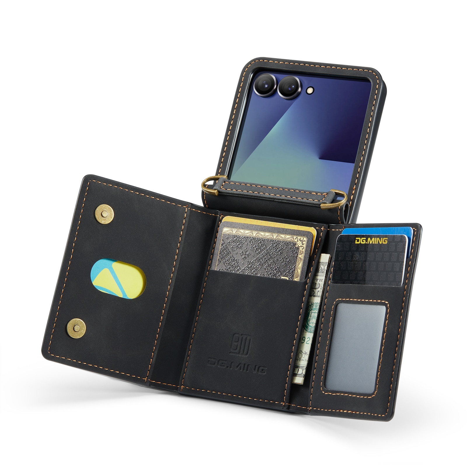 Funda Card Slot Samsung Galaxy Z Flip 7 Negro