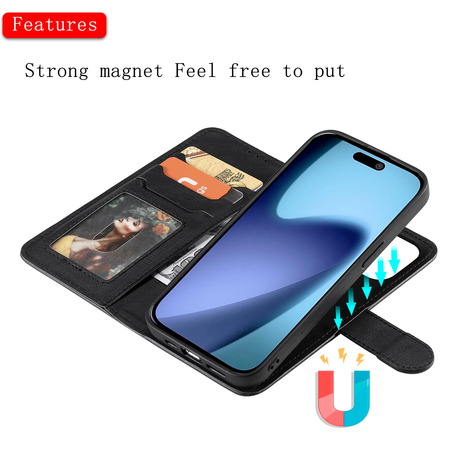 Funda magnética iPhone 17 Air Negro