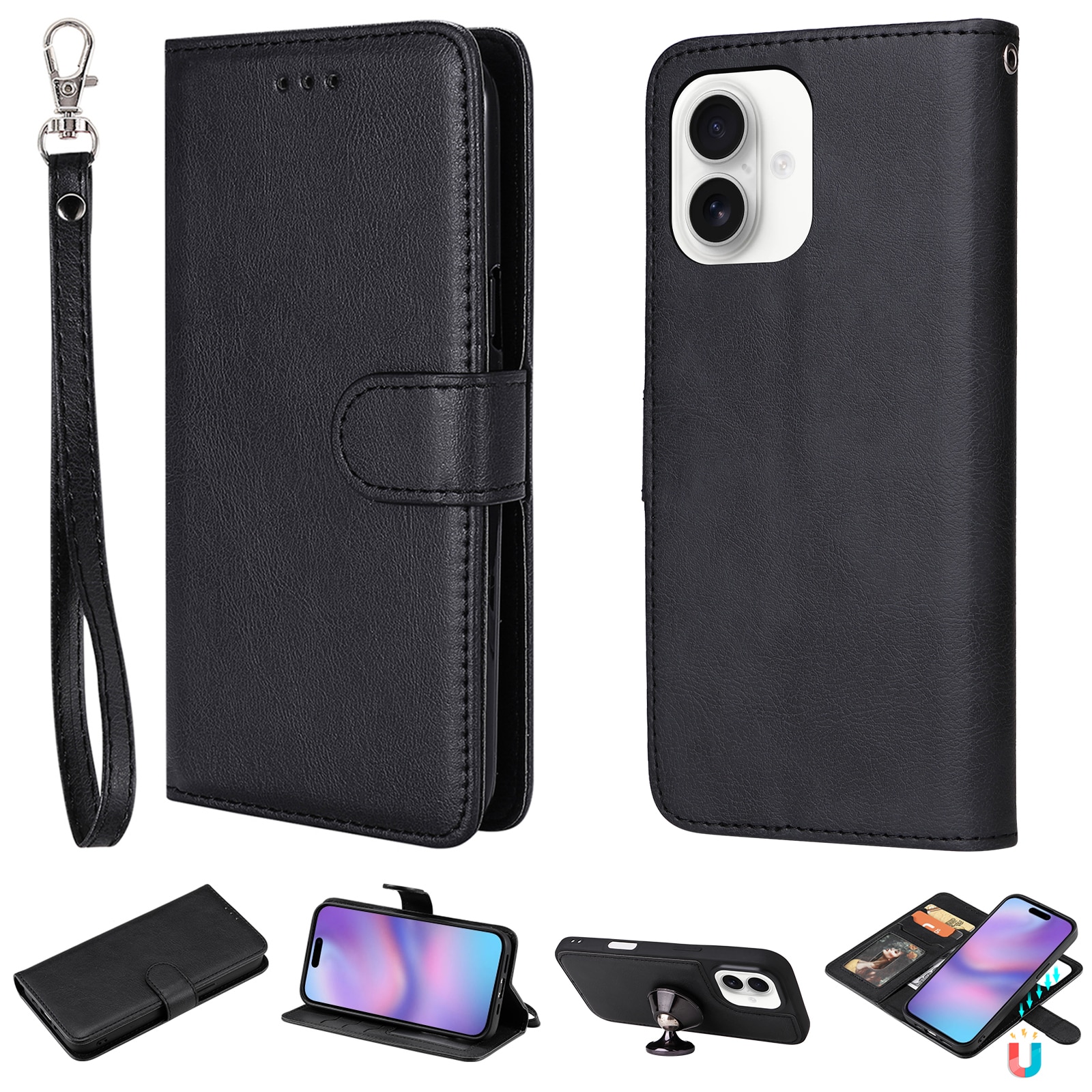 Funda magnética iPhone 17 negro