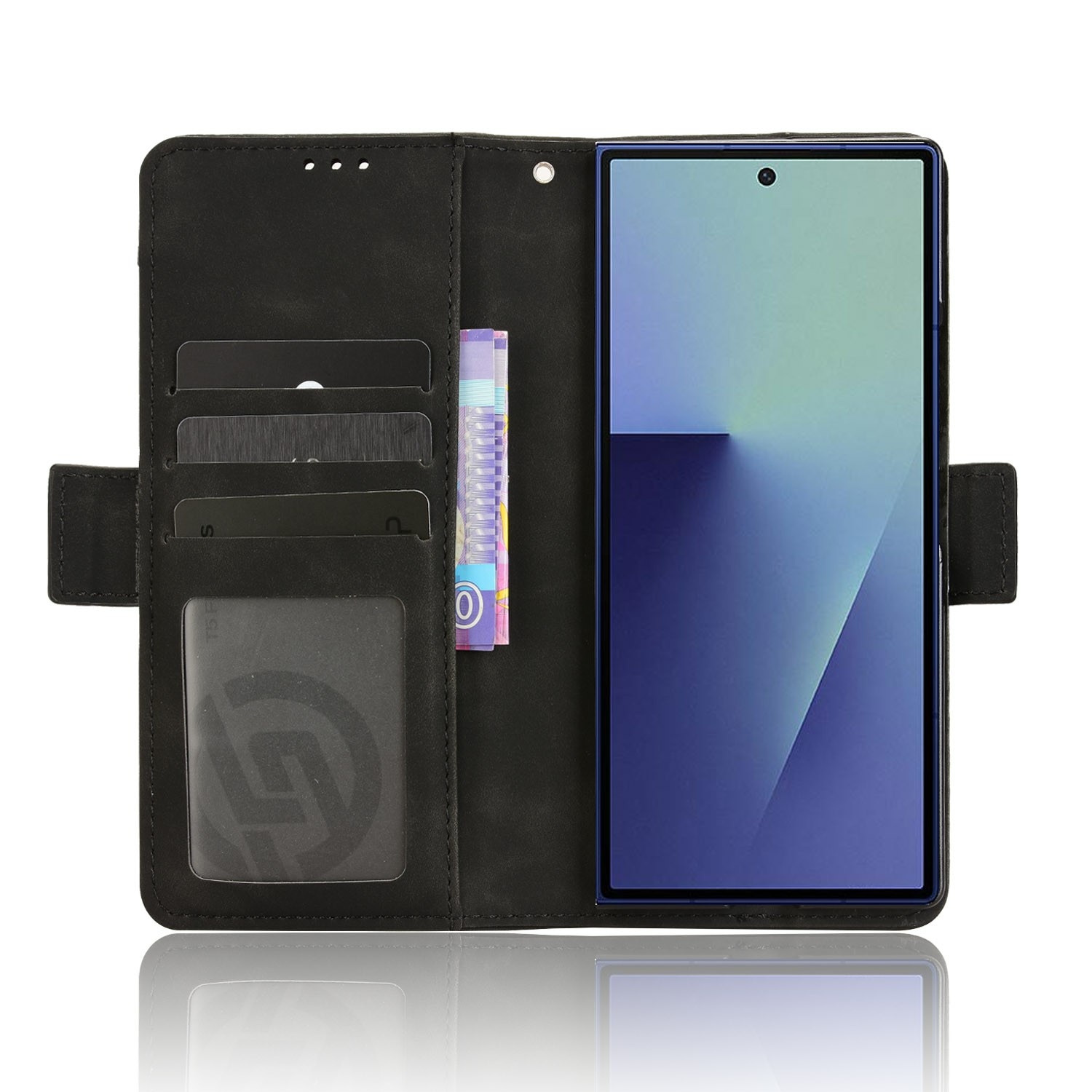 Funda multiusos con solapa con portalápices S-Pen Samsung Galaxy Z Fold 7 negro