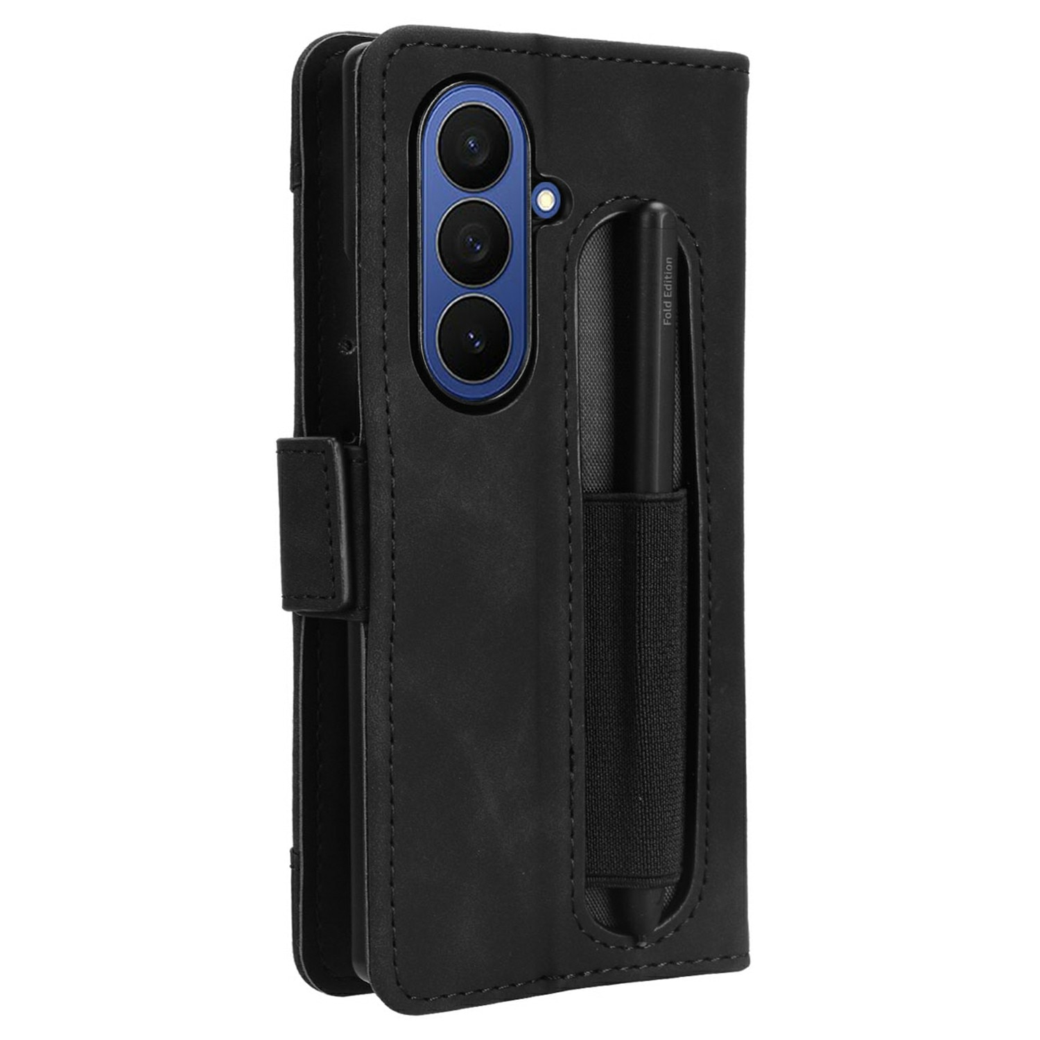 Funda multiusos con solapa con portalápices S-Pen Samsung Galaxy Z Fold 7 negro