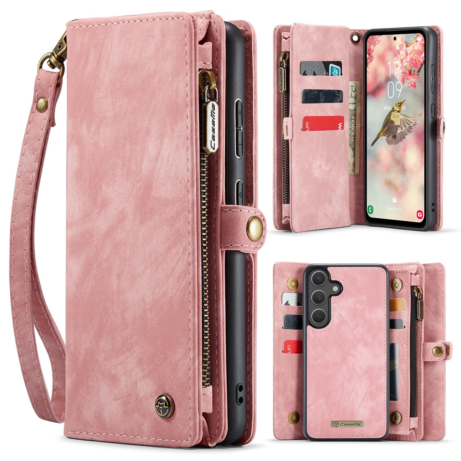 Cartera Multi-Slot Samsung Galaxy S25 FE Rosa