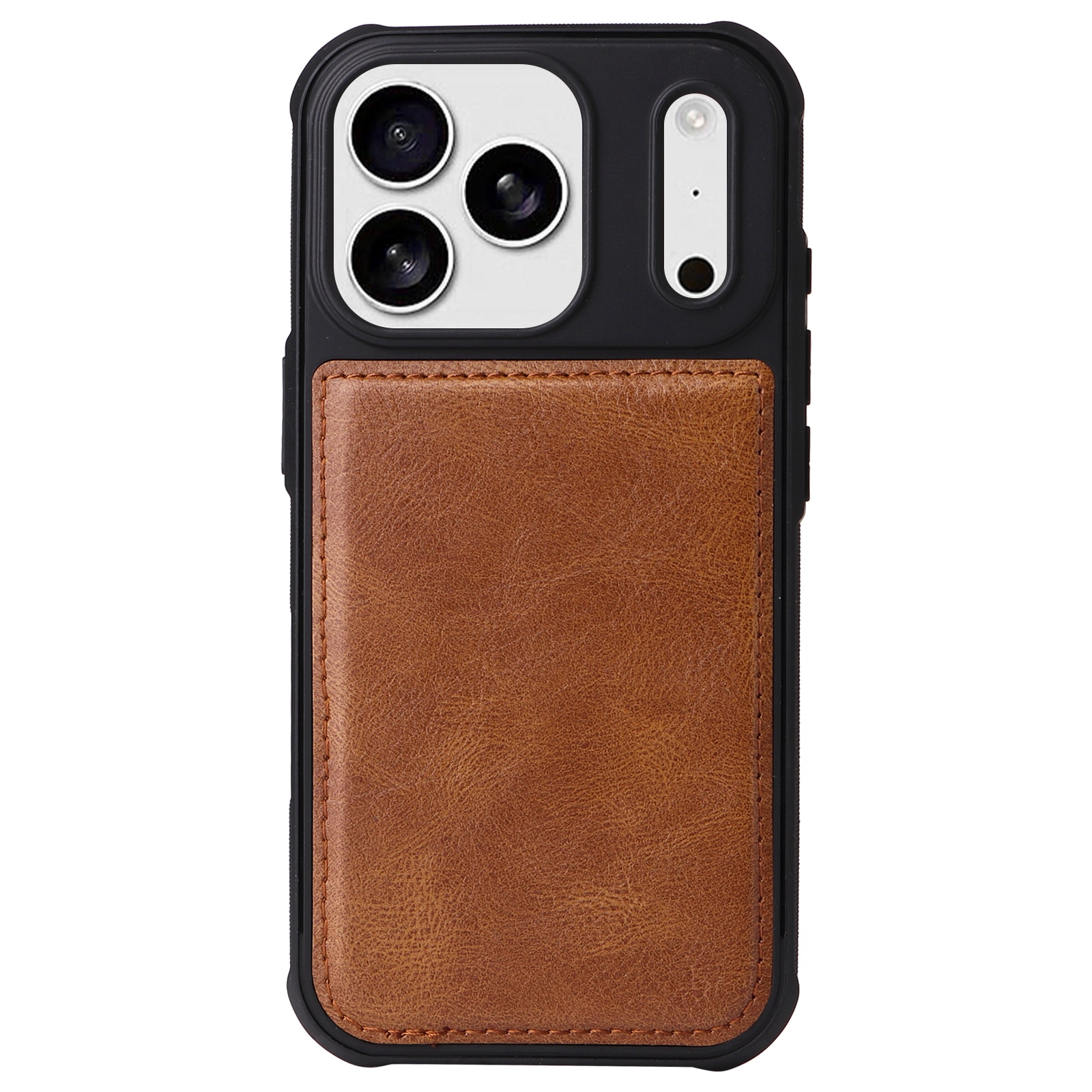 Magnet Leather Multi Wallet iPhone 17 Pro Max Marrón
