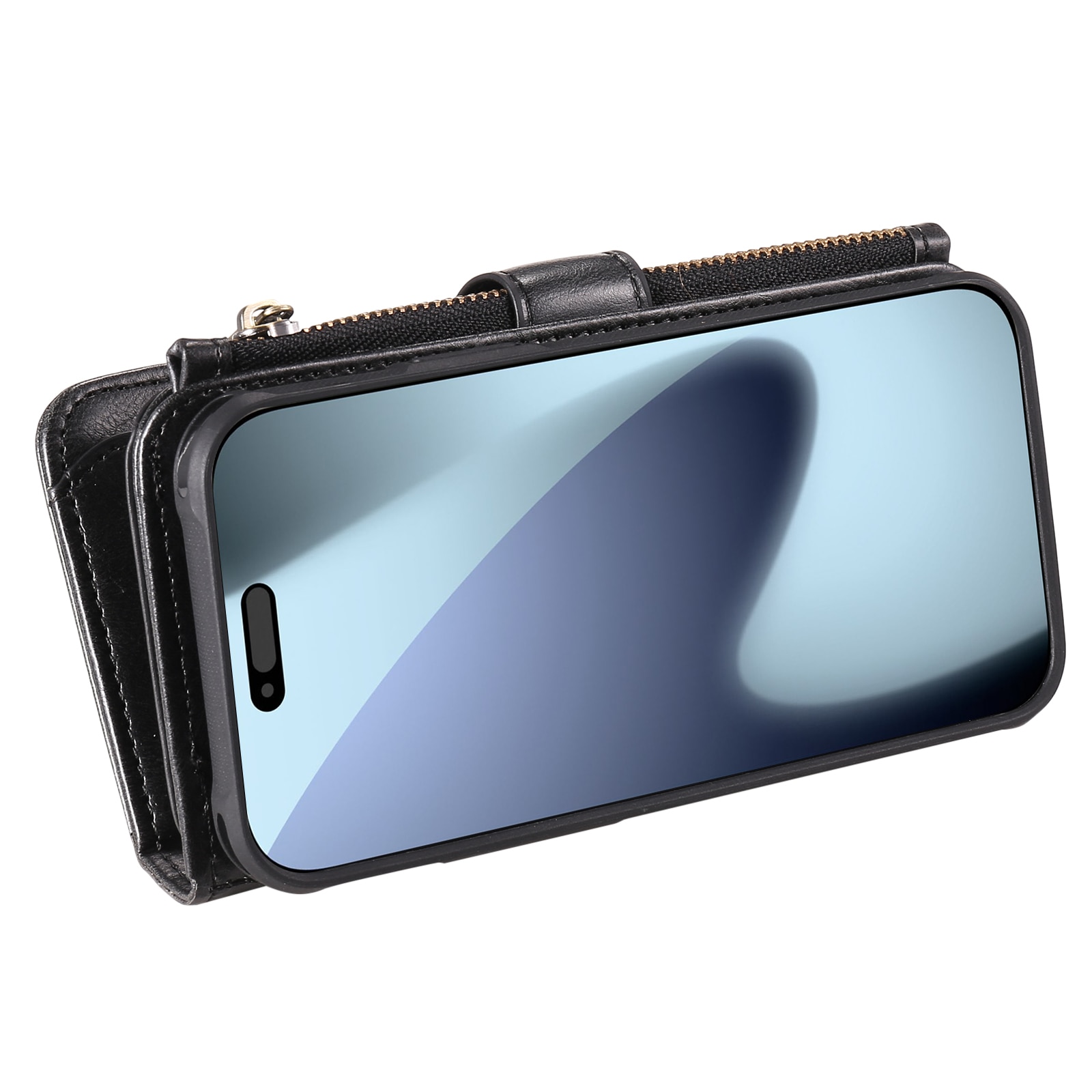 Magnet Leather Multi Wallet iPhone 17 Pro Max negro