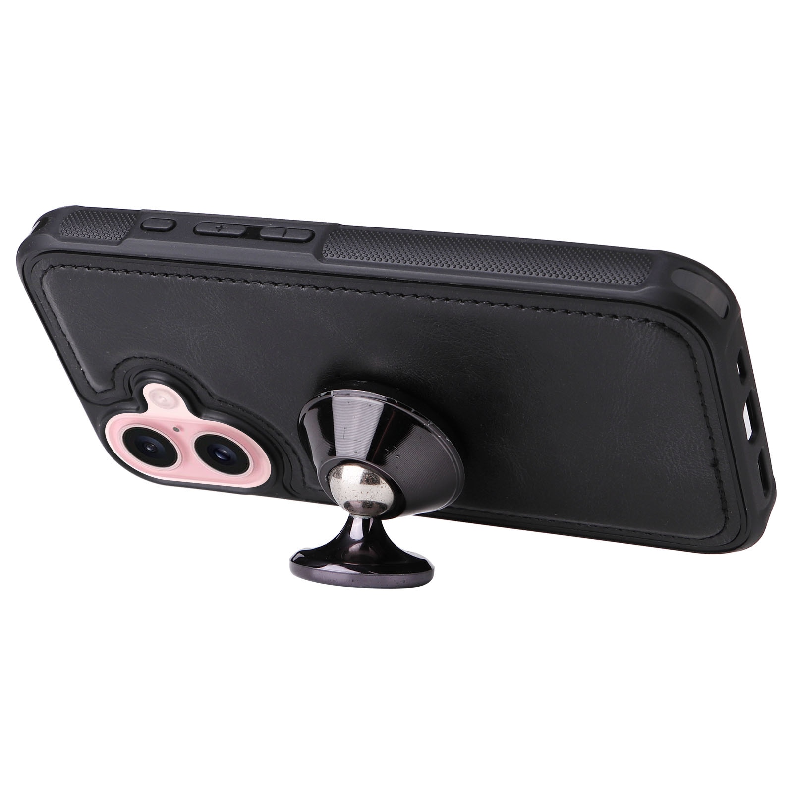 Magnet Leather Multi Wallet iPhone 17 negro
