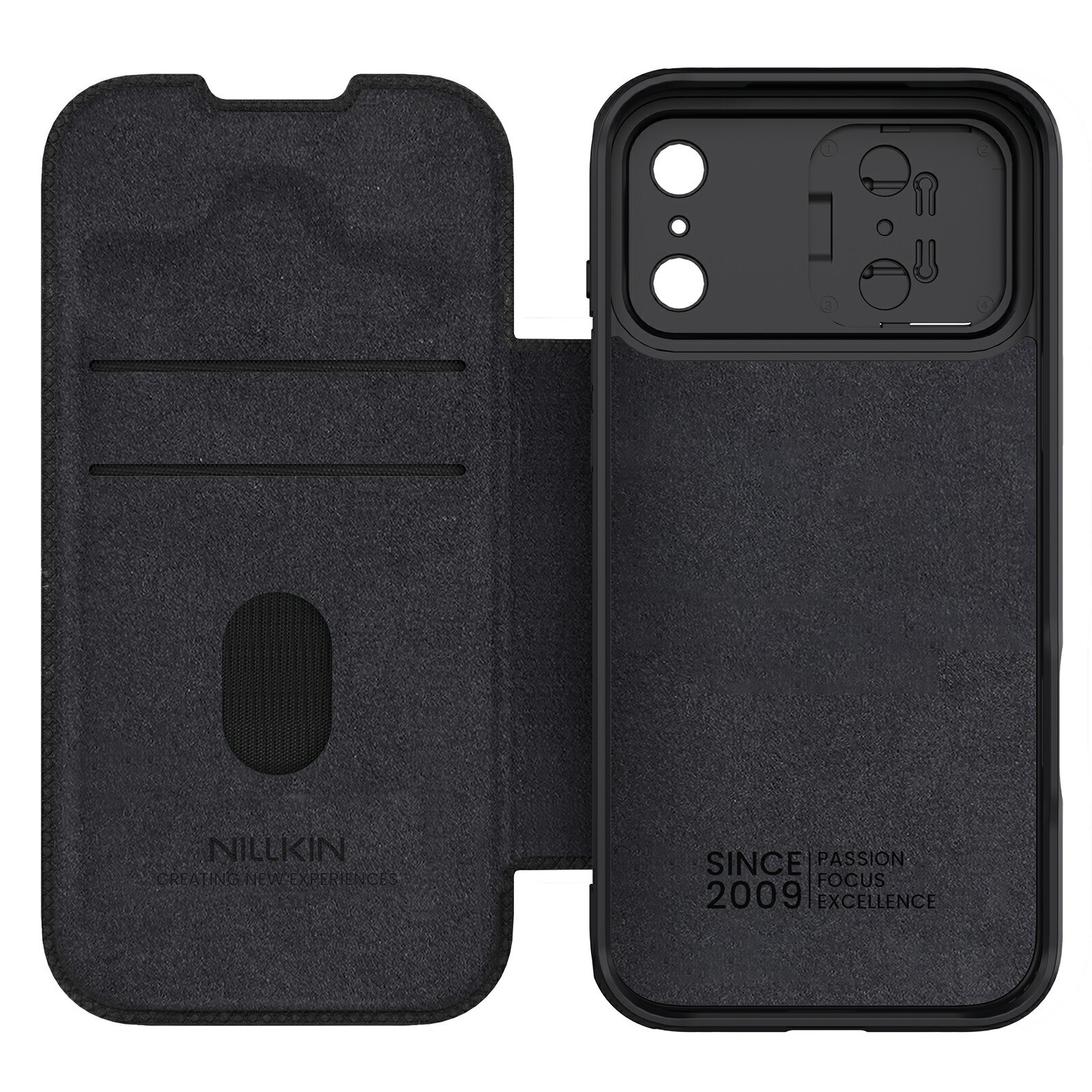 Funda Qin Pro CamShield iPhone 17 Pro Max Negro