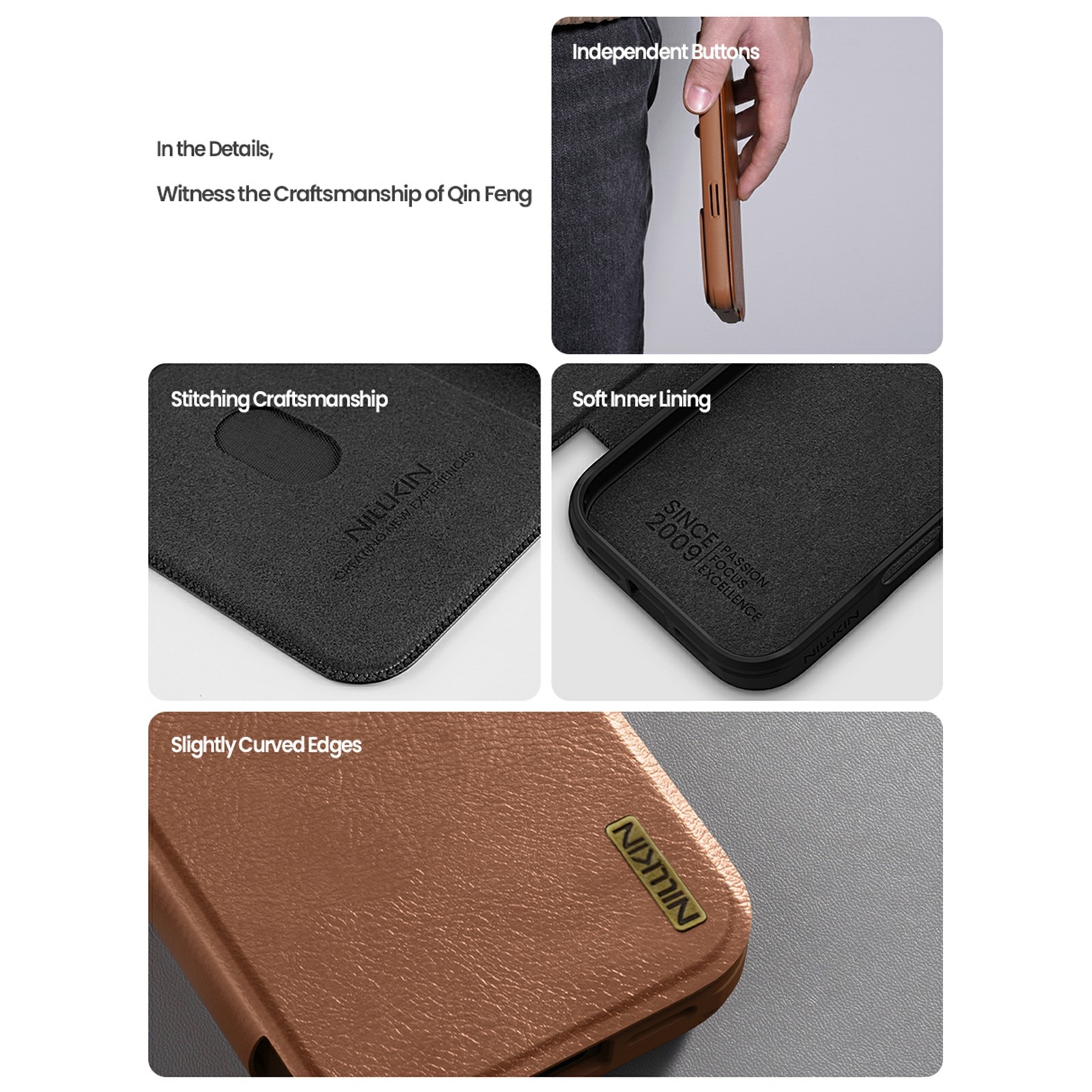 Funda Qin Pro CamShield iPhone 17 Pro Max Negro
