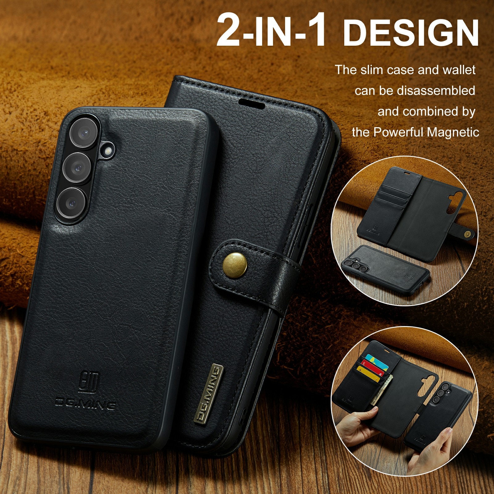Cartera Magnet Wallet Samsung Galaxy S25 FE Black