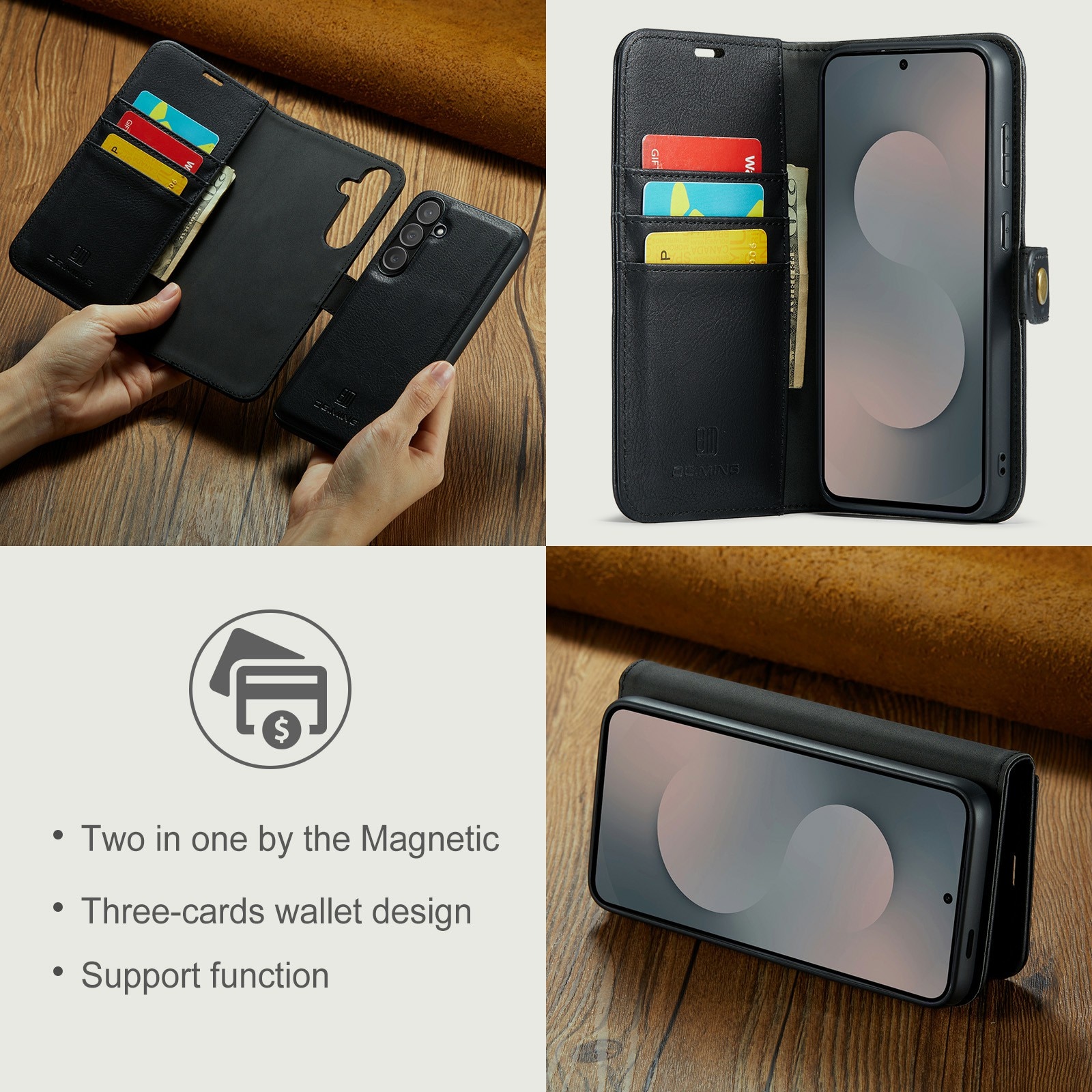 Cartera Magnet Wallet Samsung Galaxy S25 FE Black