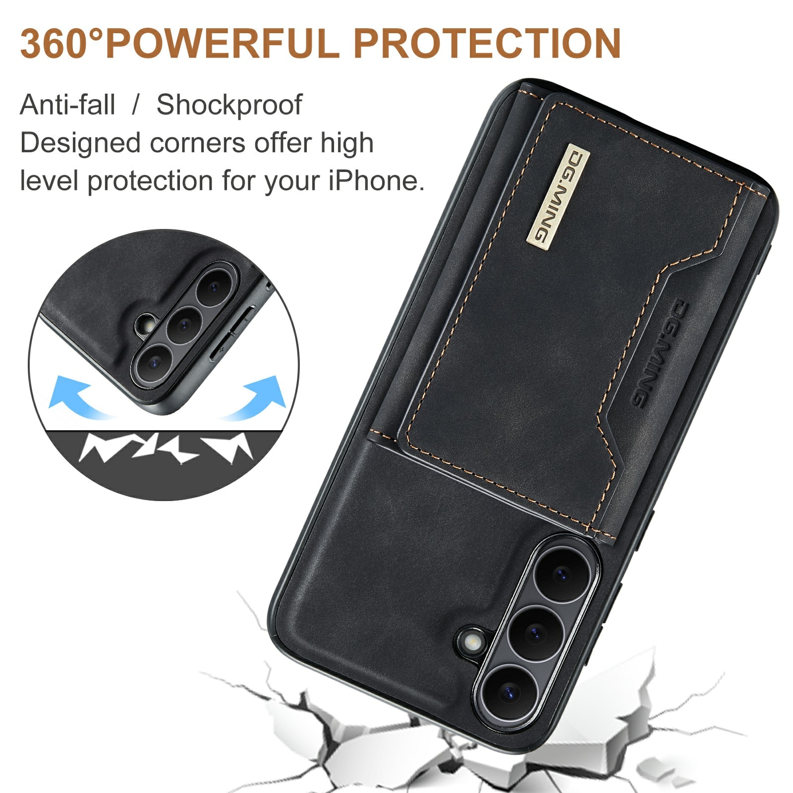 Funda Magnetic Card Slot Samsung Galaxy S25 FE Negro
