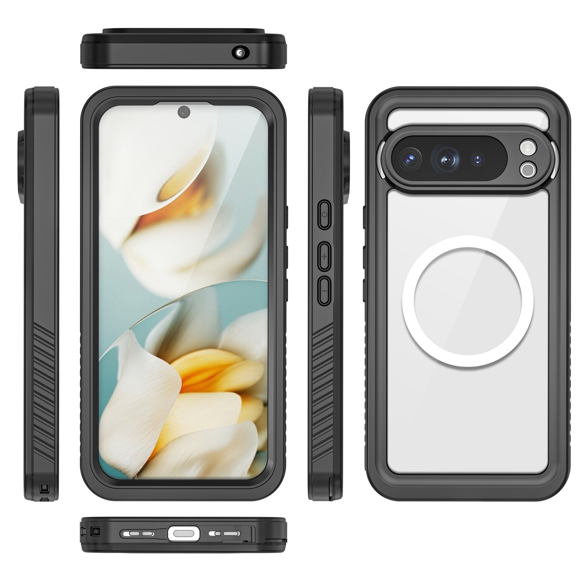 Funda Híbrida Impermeable Google Pixel 10 Pro XL transparente