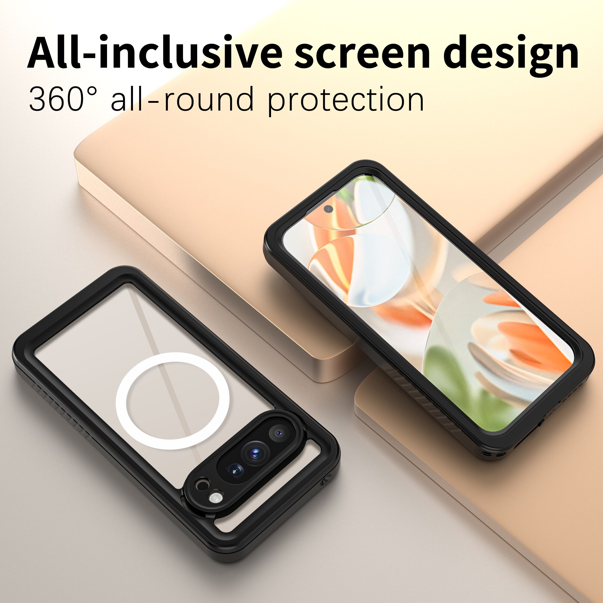 Funda Híbrida Impermeable Google Pixel 10 Pro transparente