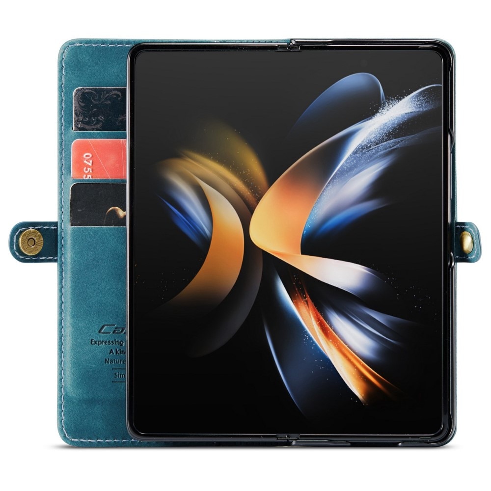 Funda delgada con solapa Samsung Galaxy Z Fold 4 azul