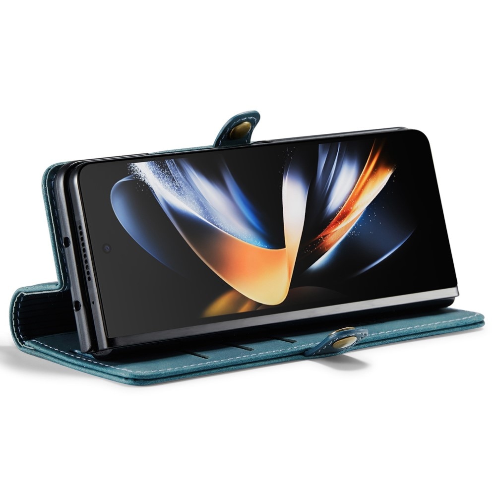 Funda delgada con solapa Samsung Galaxy Z Fold 4 azul