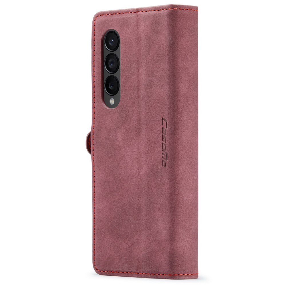 Funda delgada con solapa Samsung Galaxy Z Fold 4 rojo