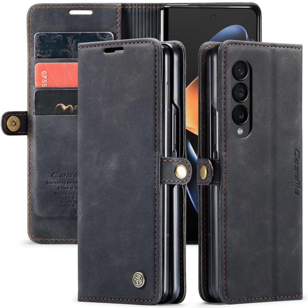 Funda delgada con solapa Samsung Galaxy Z Fold 4 negro