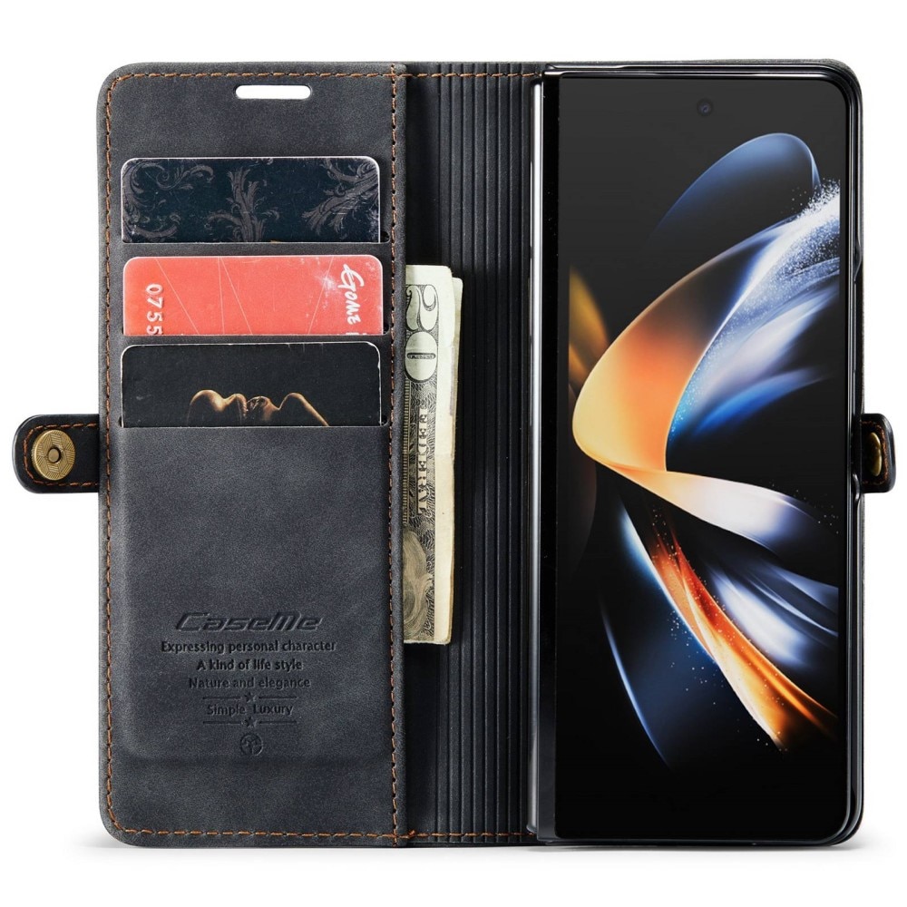 Funda delgada con solapa Samsung Galaxy Z Fold 4 negro