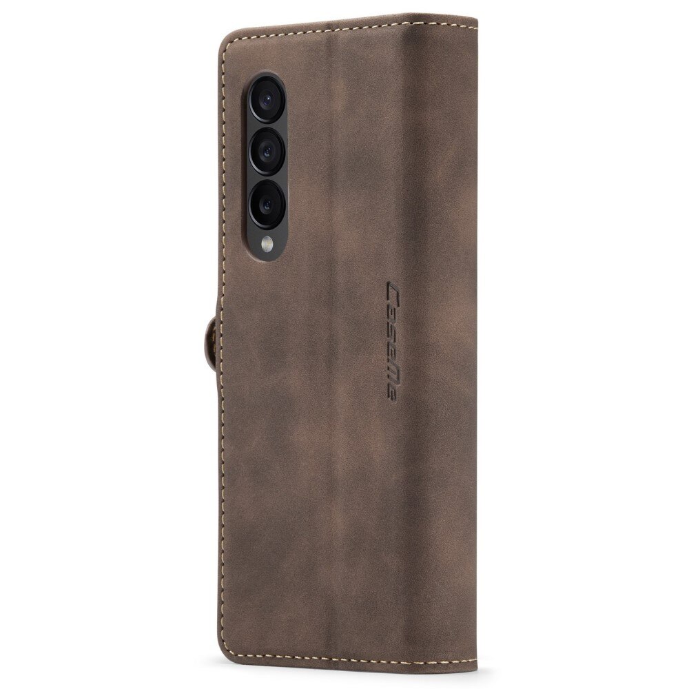 Funda delgada con solapa Samsung Galaxy Z Fold 4 marrón