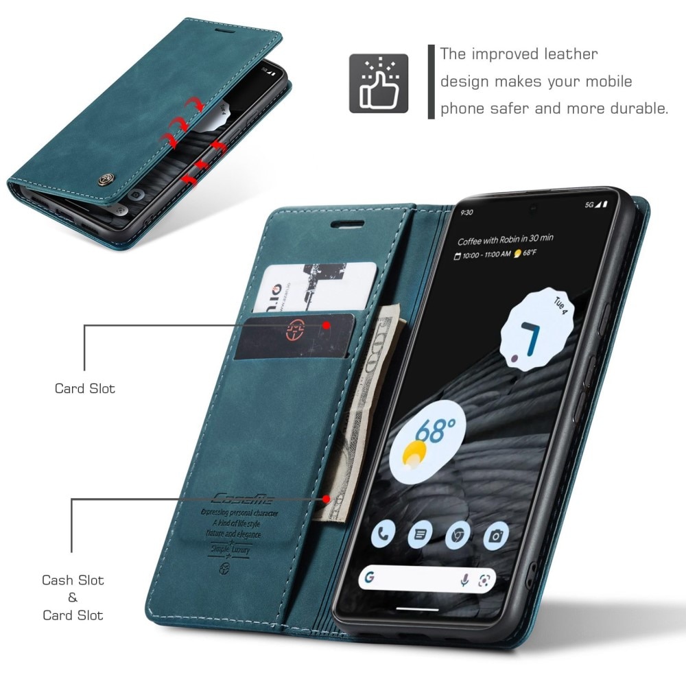 Funda delgada con solapa Google Pixel 7 Azul