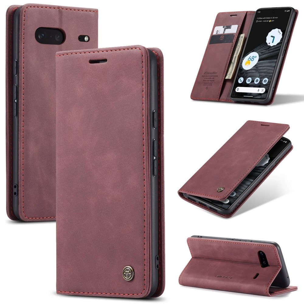 Funda delgada con solapa Google Pixel 7 Rojo