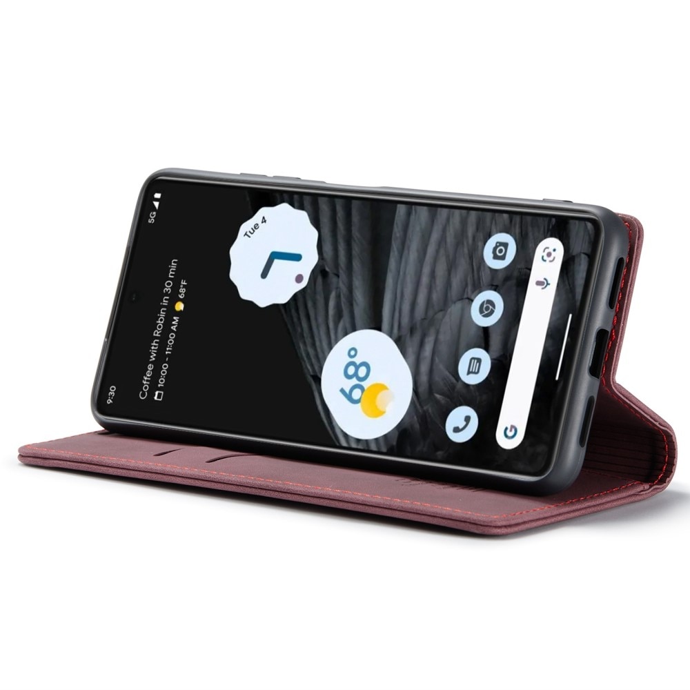 Funda delgada con solapa Google Pixel 7 Rojo
