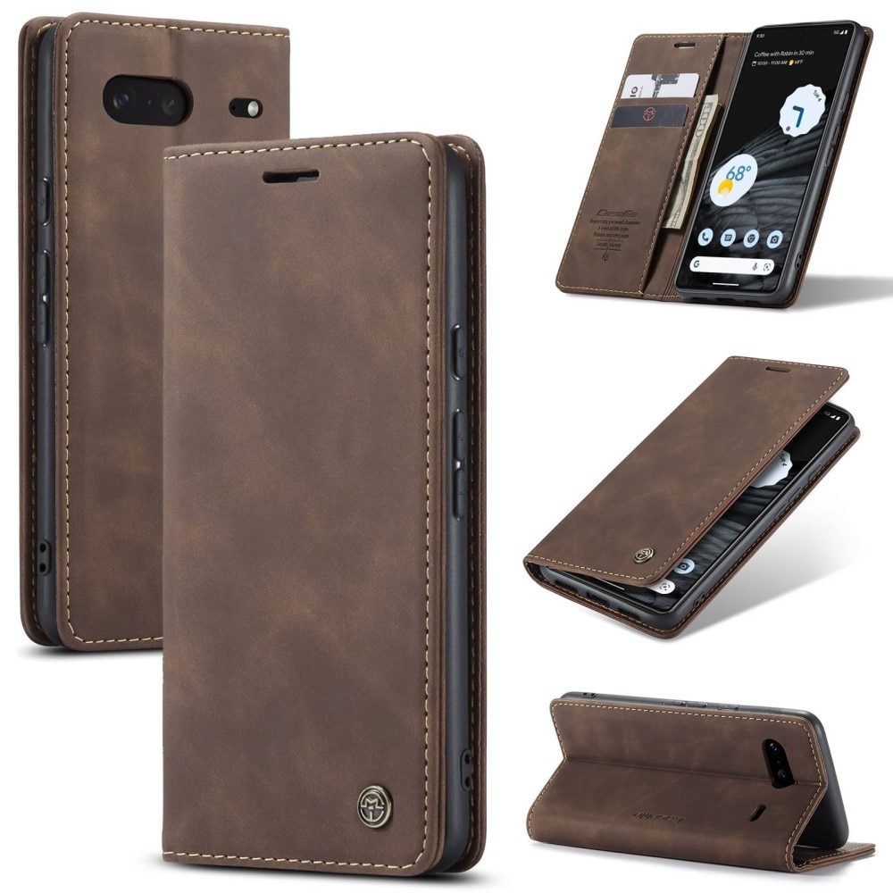 Funda delgada con solapa Google Pixel 7 Marrón