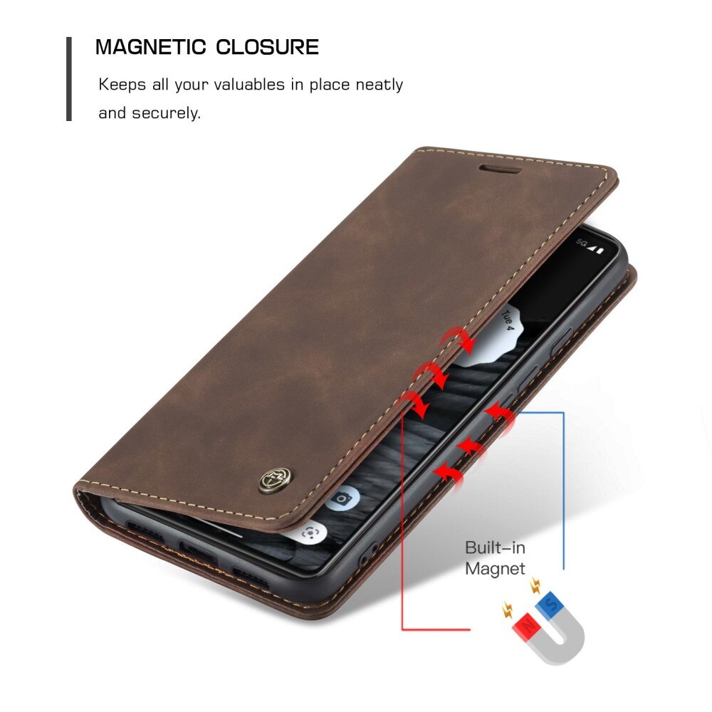 Funda delgada con solapa Google Pixel 7 Marrón